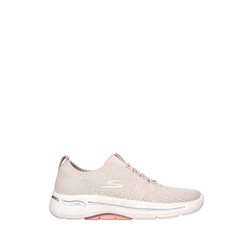 SKECHERS GO WALK ARCH FIT WOMEN'S WALKING SHOES - TAUPE