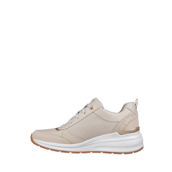 SKECHERS BILLION WOMEN'S FITNESS SHOES - TAUPE