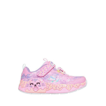 Skechers Donut Kitty Girl's Shoes (Grade School / Teen) - Pink
