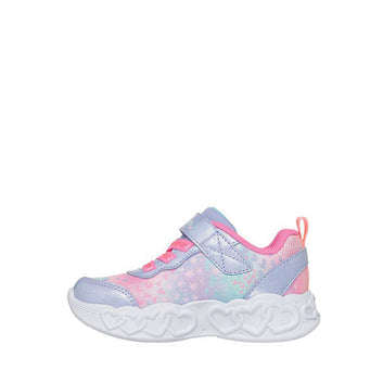 Skechers Infinite Heart Lights Girl's Lifestyle Play School Shoes - Lavender