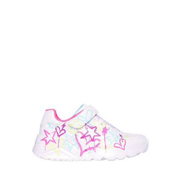 Skechers Uno Lite Girl's Lifestyle Shoes (Grade School / Teen) - White