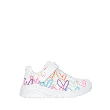 Skechers Uno Lite Girl's Lifestyle Shoes - White
