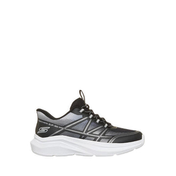 Skechers Slip-Ins Microspec Velocity Boy's Lifestyle Shoes (Grade School/Teen) - Black