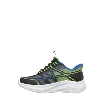 Skechers Slip-Ins Microspec Velocity Boy's Lifestyle Shoes (Play School) - Black