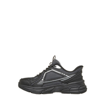Skechers Slip-Ins Boy's Shoes Retro Graph (Grade School / Teen) - Black