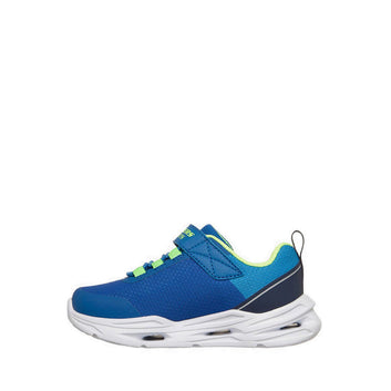 Skechers Lil' Glide Step Lights Boy's Lifestyle Shoes (Play School) - Blue