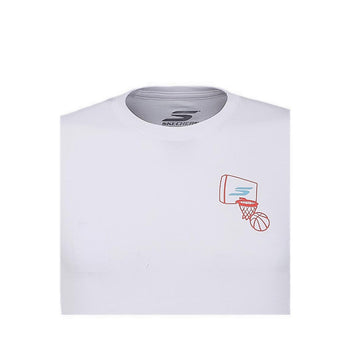 Skechers Boys Toddler Basket T-Shirt - White