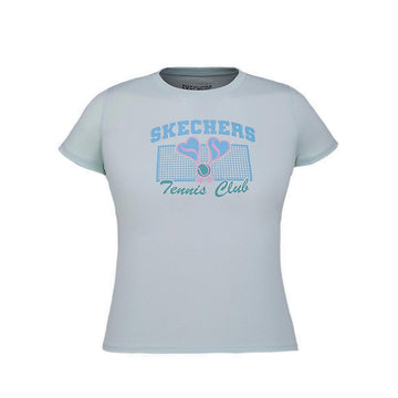 Skechers Girls Tennis T-Shirt - Mint