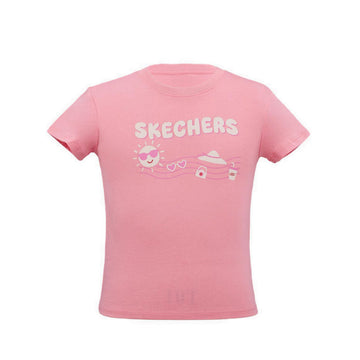 Skechers Girls Toddler Sunny T-Shirt - Pink