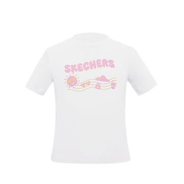 Skechers Girls Toddler Sunny T-Shirt - Salmon