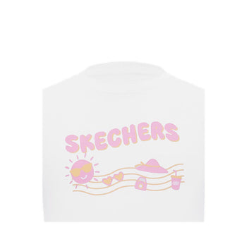 Skechers Girls Toddler Sunny T-Shirt - Salmon