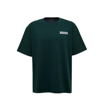 Skechers Men Oversized Basket T-Shirts - Pineneedle