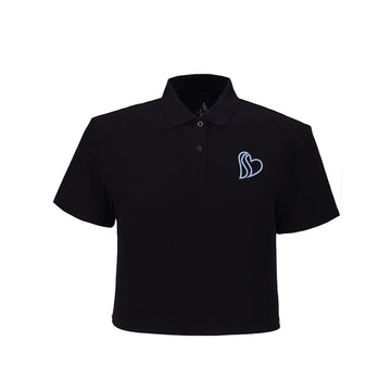 Skechers Women Boxy Polo Shirts - Black