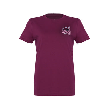 Skechers Women Manhattan T-Shirts - Beaujolais