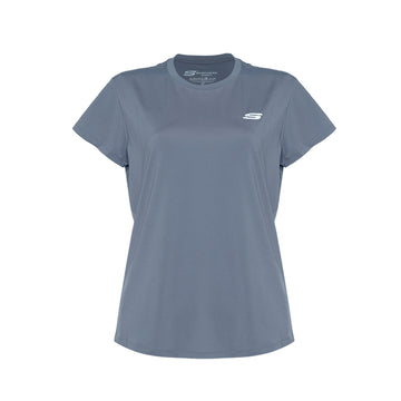 Skechers Women Sports T-Shirts - Minimal Gray