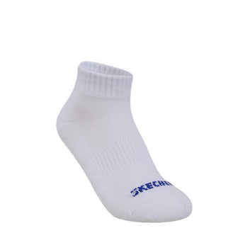 Skechers 3Pk Boys 1/2 Terry Qtr Crew - White