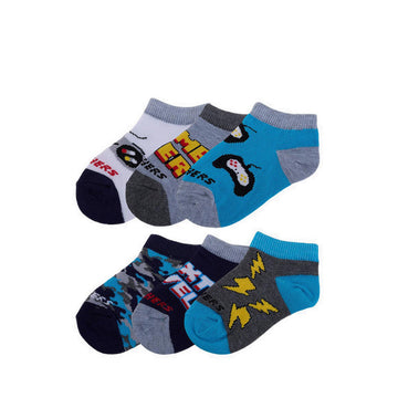 Skechers 6Pk Boys 1/2 Terry Low Cut - Multicolor