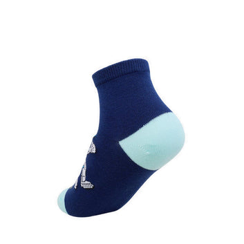 Skechers 6Pk Boys Non Terry High Qtr Crew Socks - Grey / Grey