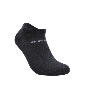 Skechers 3Pk Boys Non Terry Low Cut Socks - Grey / Grey