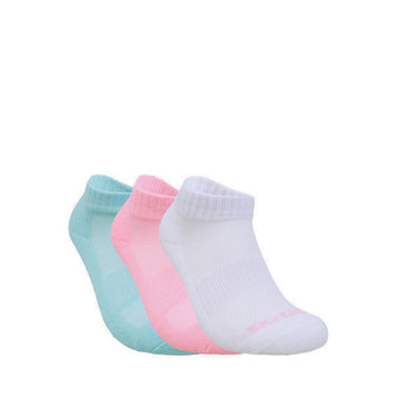 Skechers 3Pk Girls 1/2 Terry Qtr Crew - Multicolor