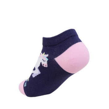 Skechers 6Pk Girls Non Terry Low Cut Socks - Pink