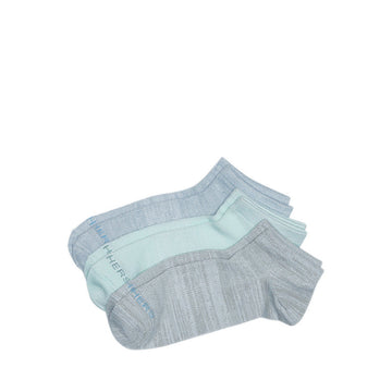 Skechers 3PK Non Terry Low Cut Women Socks - Blue / Aqua