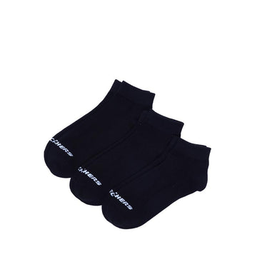 SKECHERS UNI 3PK NON TR QTR CREW (A/U) - BLACK
