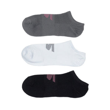 Skechers 3Pk Microfiber Non Terry No Show Women - Multi