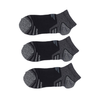 SKECHERS 3PK SELECT TERRY LOW CUT WOMEN - BLACK