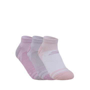 Skechers 3Pk Womens Select Terry Low Cut - Pink