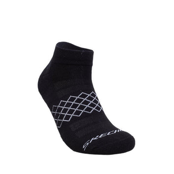 Skechers 3Pk Men 1/2 Terry Qtr Crew Socks - Black