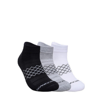 Skechers 3Pk Men 1/2 Terry Qtr Crew - Multicolor