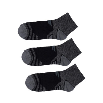 Skechers 3pk Select Terry Quarter Crew Men - Black