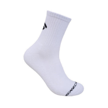 Skechers 3Pk Mens 1/2 Terry Low Crew Socks - White