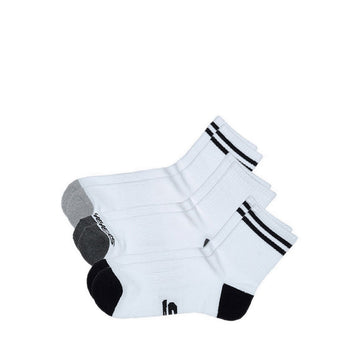 Skechers 3Pk 1/2 Terry Qtr Crew Men - White