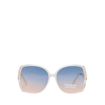 Skechers Oversized Square Sunglasses Women - Ivory