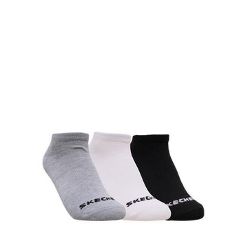 SKECHERS KIDS 3PK LOW CUT SOCKS - MULTICOLOR