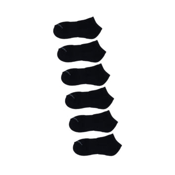 SKECHERS SP 6PK LOW CUT SOCK UNISEX - BLACK