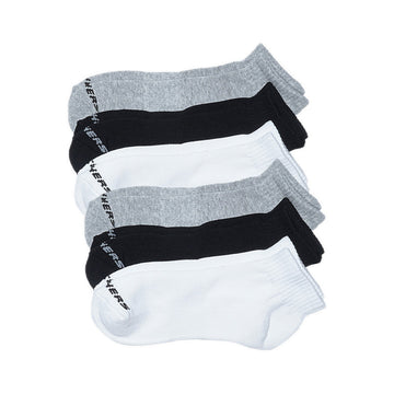 SKECHERS UNI 6PK QUARTER SOCK M107 UNISEX - MULTICOLOR