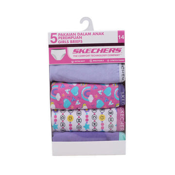 Skechers Ske Friendship Girls 5 Pck - Multicolor Pink