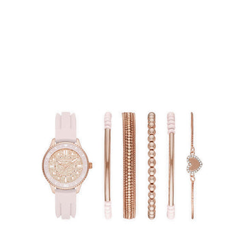 Skechers Pave Women's Set Watch - Pink