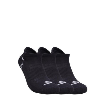 Skechers Golf 3Pk 1/2 Terry Qtr Crew Sock Women's -Black