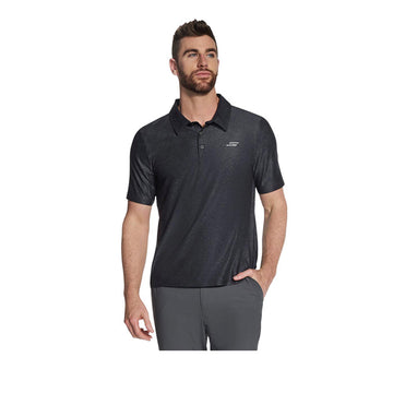 Skechers Golf Godri All Day Printed Men's Polo - Black
