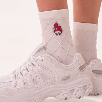 Hello Kitty & My Melody: Socks (2 Pairs)