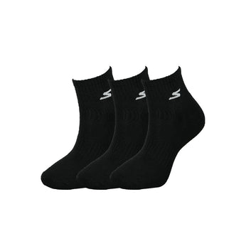 Unisex Lifestyle Quarter Socks (3 Pairs)
